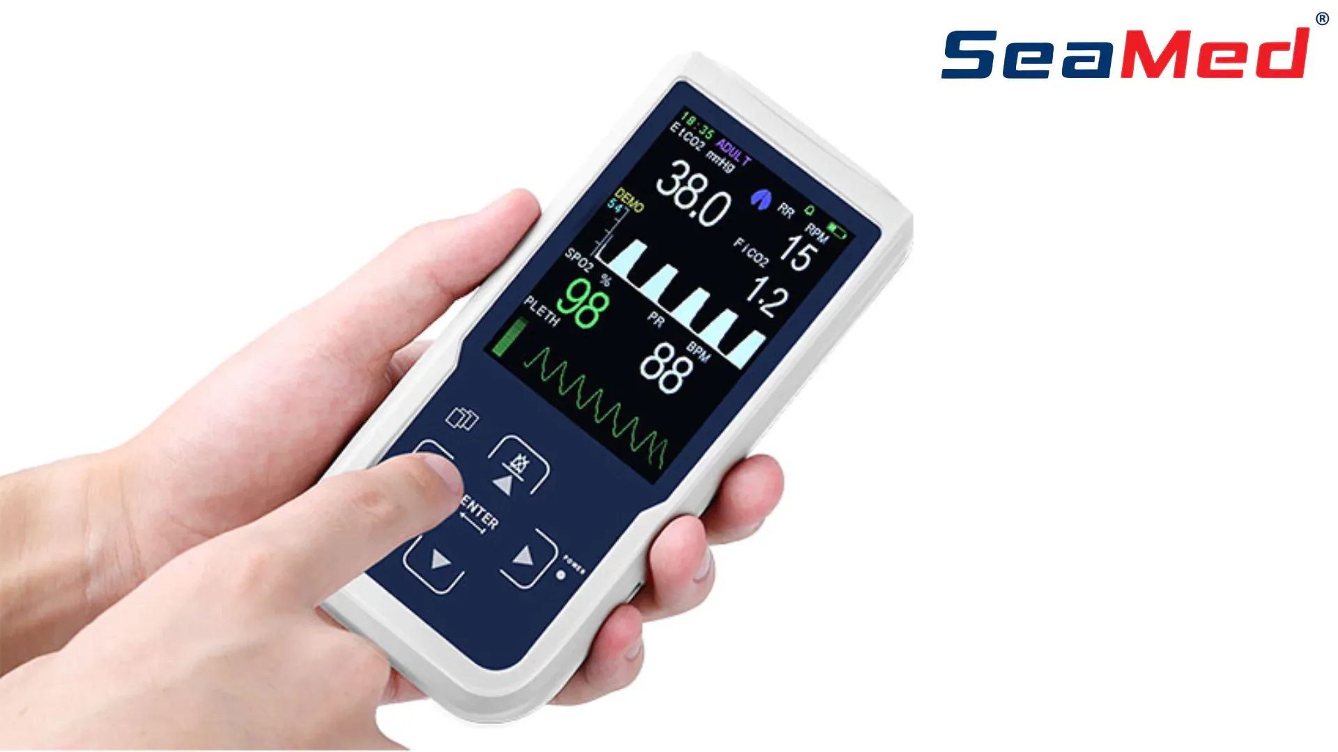 УСТРОЙСТВО ДЛЯ ШВОВОЙ КАПНОГРАФИИ И ОКСИМЕТРА 3