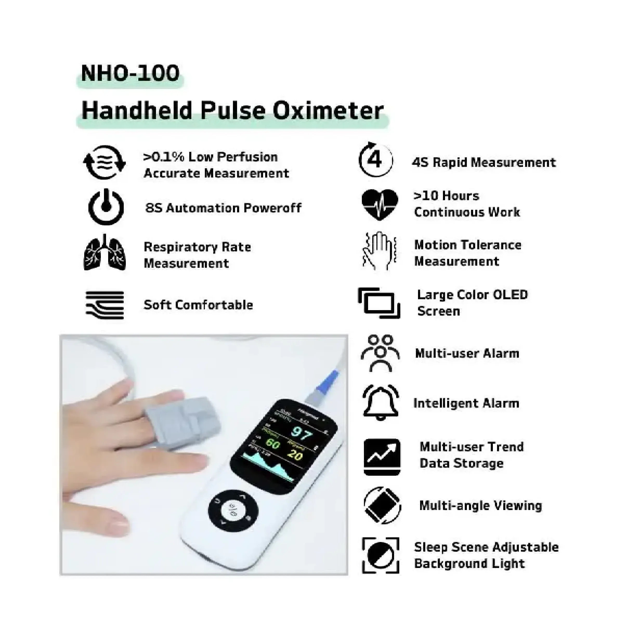 РУЧНОЙ ПУЛЬСЕОКСИМЕТР НАРИГМЕД 4