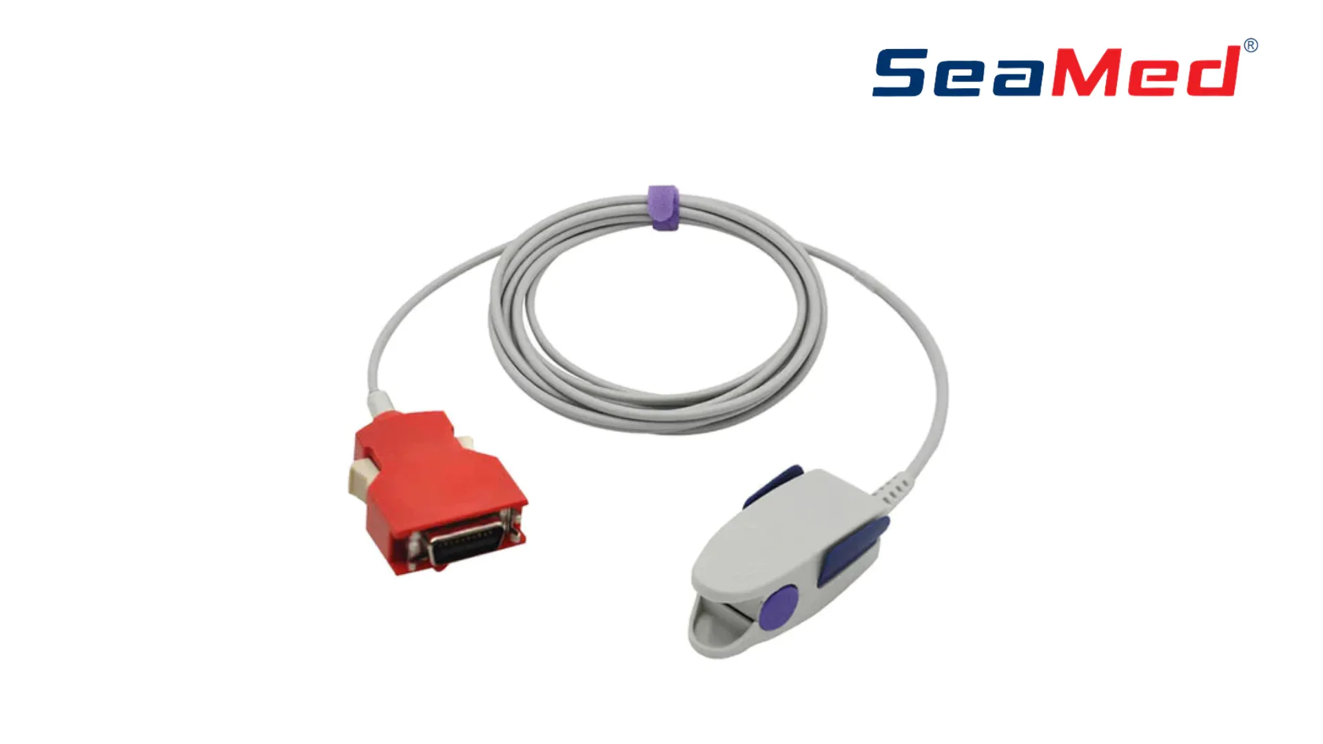 СОВМЕСТИМЫЙ МНОГОРАЗОВОЙ ЗОНД SPO2 СЕРИИ MASIMO RAD / КРАСНЫЙ РАЗЪЕМ