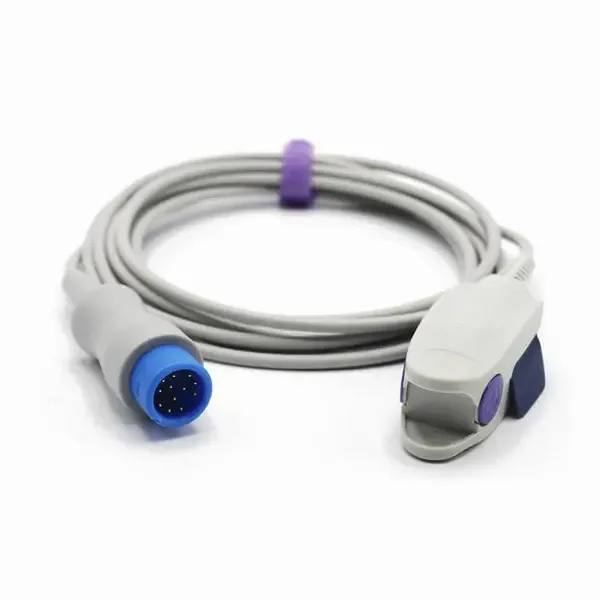 СОВМЕСТИМЫЙ МНОГОРАЗОВОЙ ЗОНД SPO2, 12-КОНТАКТНЫЙ РАЗЪЕМ MINDRAY