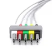 СОВМЕСТИМЫЙ КАБЕЛЬ ЭКГ НА 5 ОТВЕДЕНИЙ, СОВМЕСТИМЫЙ PHILIPS — СТАРЫЙ ТИП 3