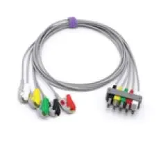 СОВМЕСТИМЫЙ КАБЕЛЬ ЭКГ НА 5 ОТВЕДЕНИЙ, СОВМЕСТИМЫЙ PHILIPS — СТАРЫЙ ТИП