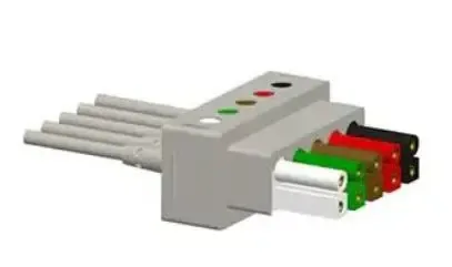 СОВМЕСТИМЫЙ КАБЕЛЬ ЭКГ С 5 ОТВЕДЕНИЯМИ NIHON KOHDEN 3