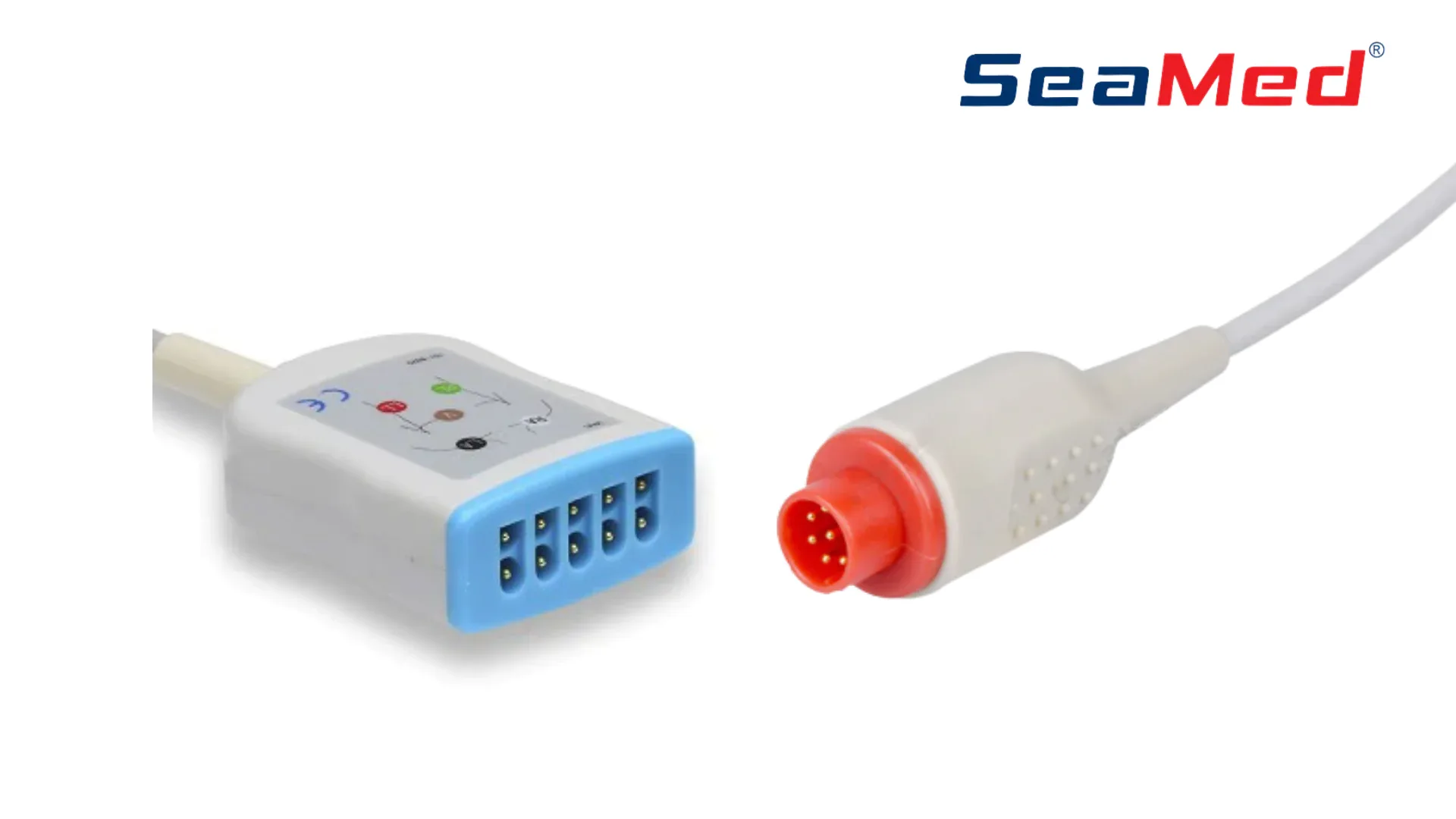 8-контактный ИНТЕРФЕЙСНЫЙ КАБЕЛЬ BIONET для 5 ОТВЕДЕНИЙ ЭКГ, СОВМЕСТИМЫЙ