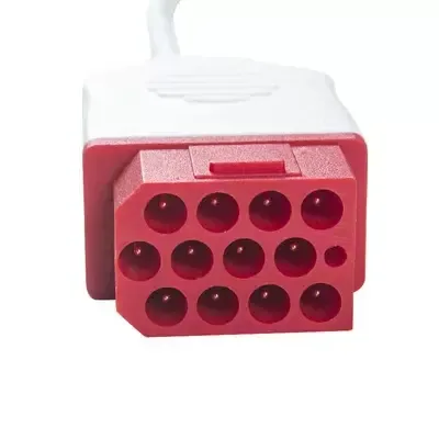 12-контактный ИНТЕРФЕЙСНЫЙ КАБЕЛЬ BIONET для 5 ОТВЕДЕНИЙ ЭКГ, СОВМЕСТИМЫЙ 3