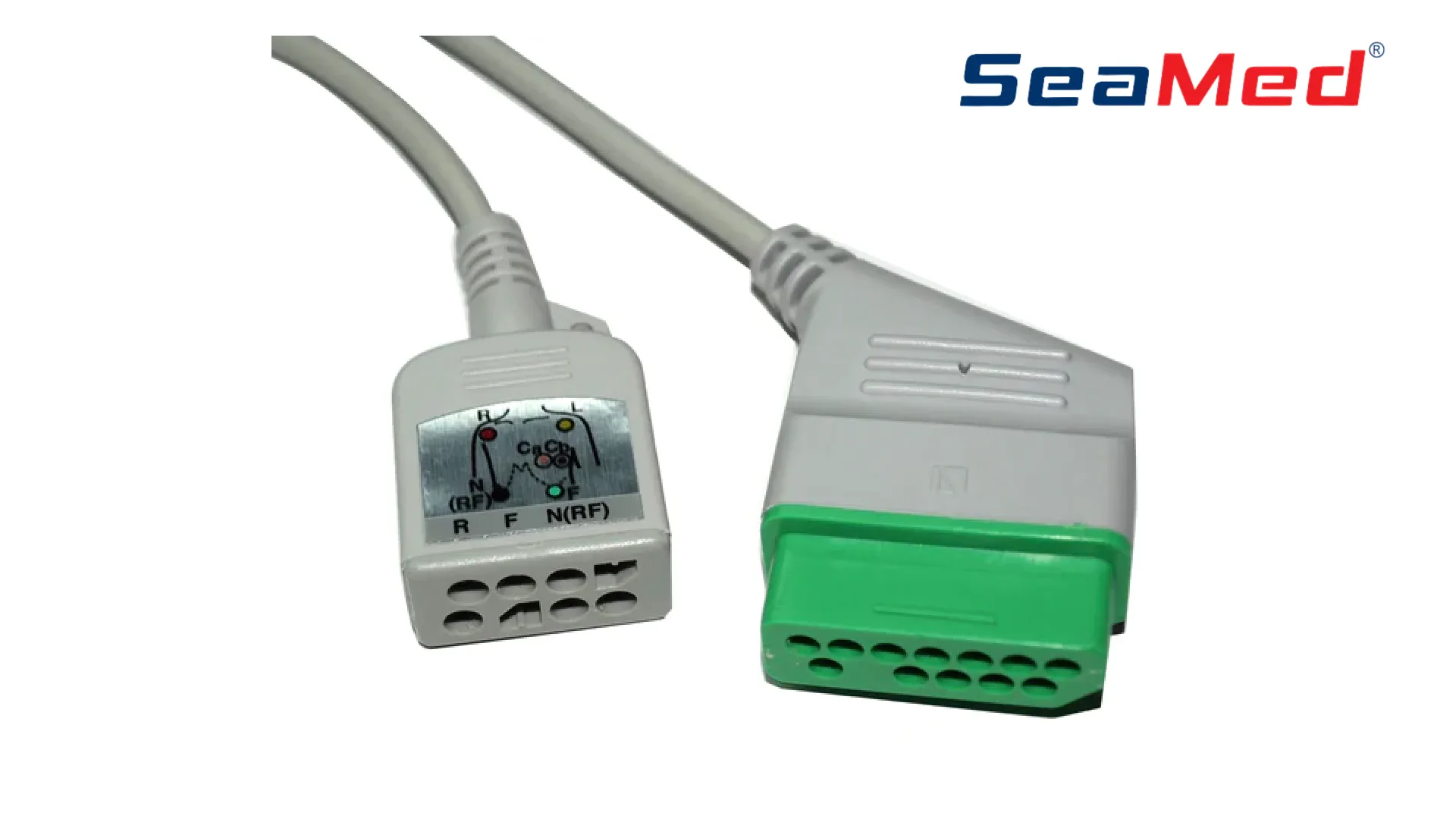 СОВМЕСТИМЫЙ NIHON KOHDEN ИНТЕРФЕЙСНЫЙ КАБЕЛЬ ЭКГ НА 6 ОТВЕДЕНИЙ 3