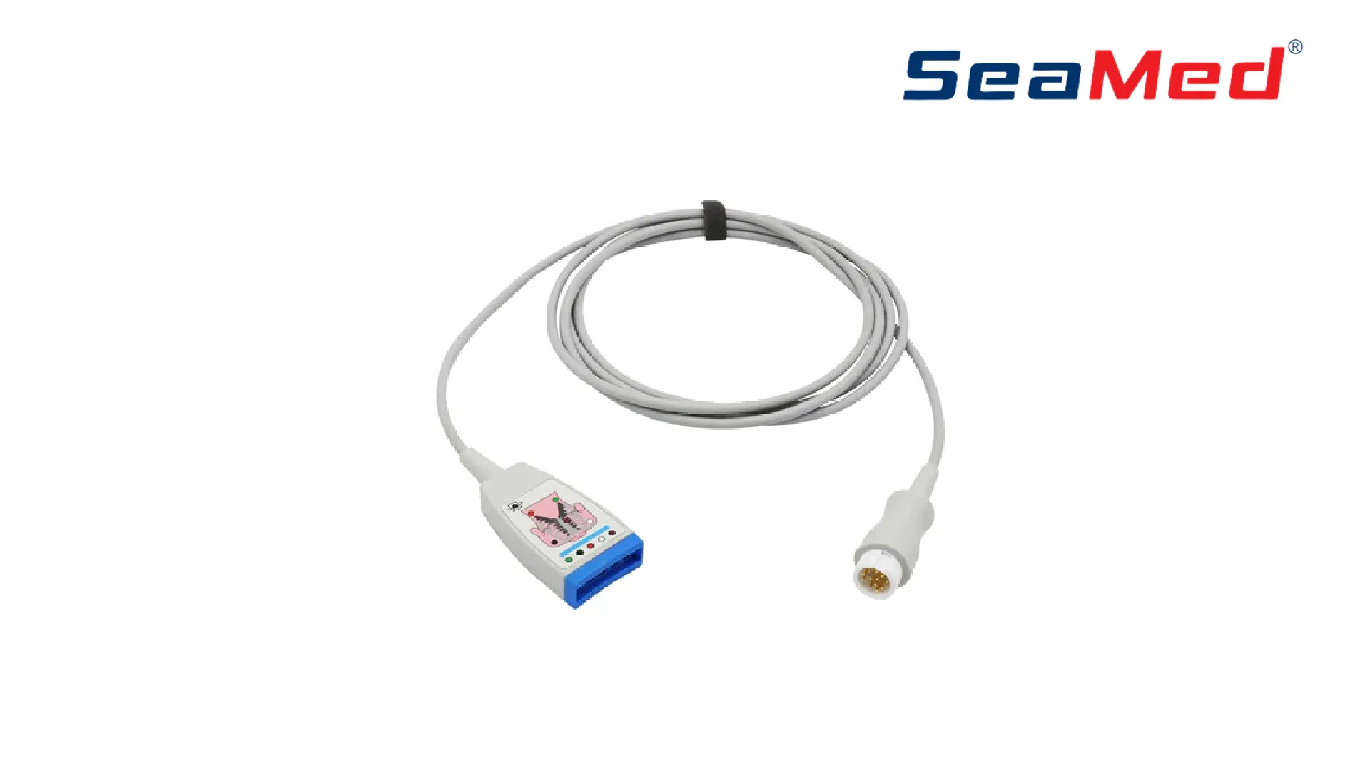 12-контактный ИНТЕРФЕЙСНЫЙ КАБЕЛЬ PHILIPS для 5 ОТВЕДЕНИЙ ЭКГ