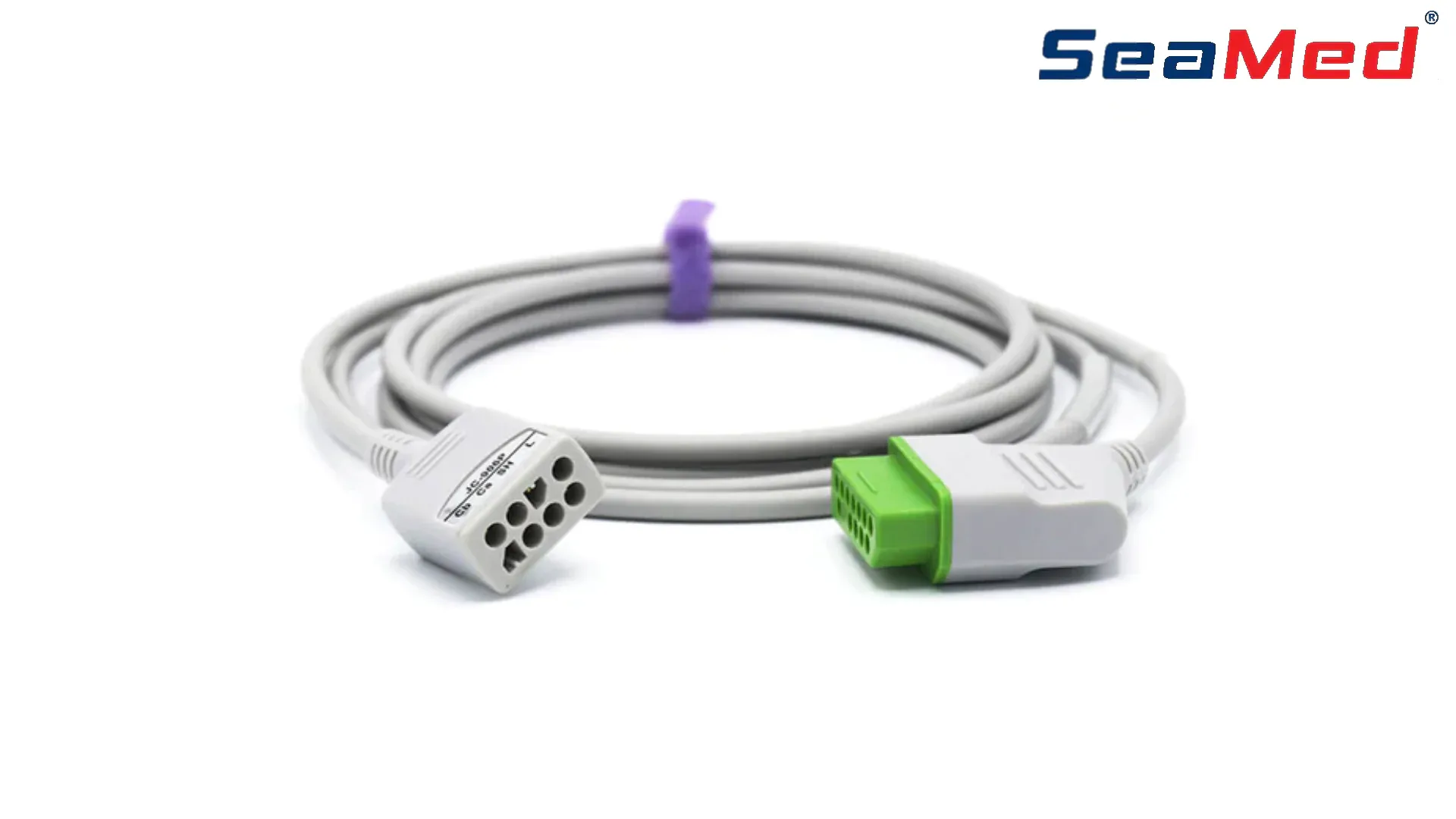 СОВМЕСТИМЫЙ NIHON KOHDEN ИНТЕРФЕЙСНЫЙ КАБЕЛЬ ЭКГ НА 6 ОТВЕДЕНИЙ