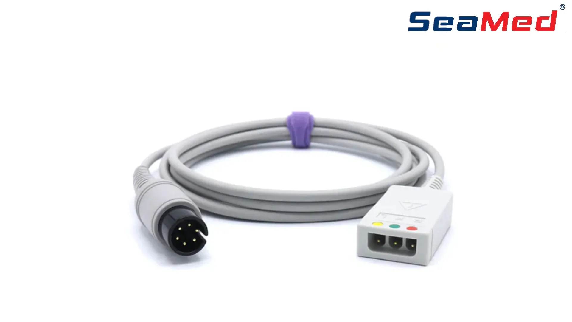 6-контактный AAMI-совместимый интерфейсный кабель для 3-х отведений ЭКГ