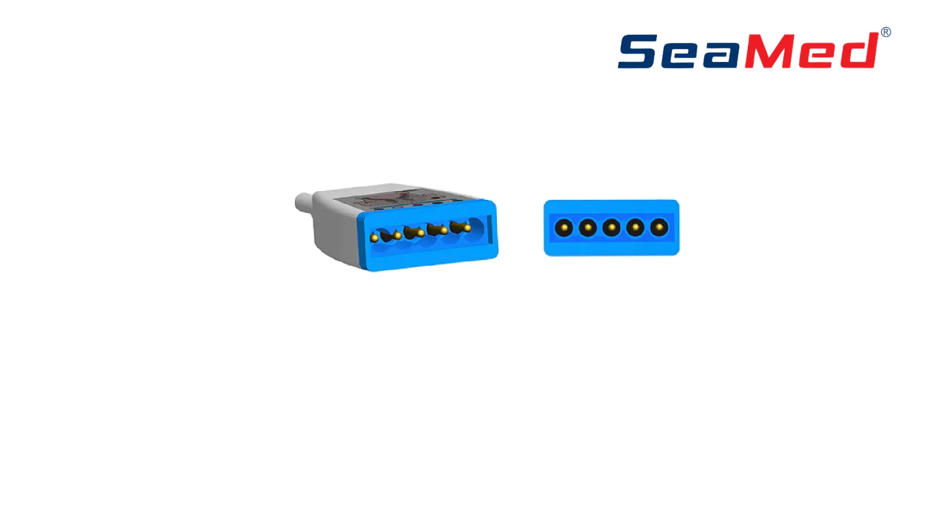 12-контактный ИНТЕРФЕЙСНЫЙ КАБЕЛЬ PHILIPS для 5 ОТВЕДЕНИЙ ЭКГ 3