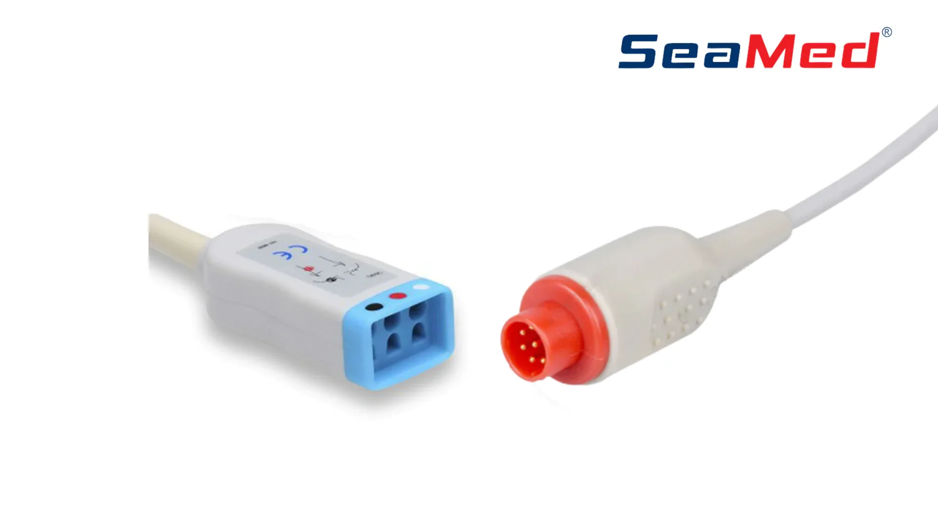 8-контактный 8-контактный интерфейсный кабель BIONET для ЭКГ в 3 отведениях