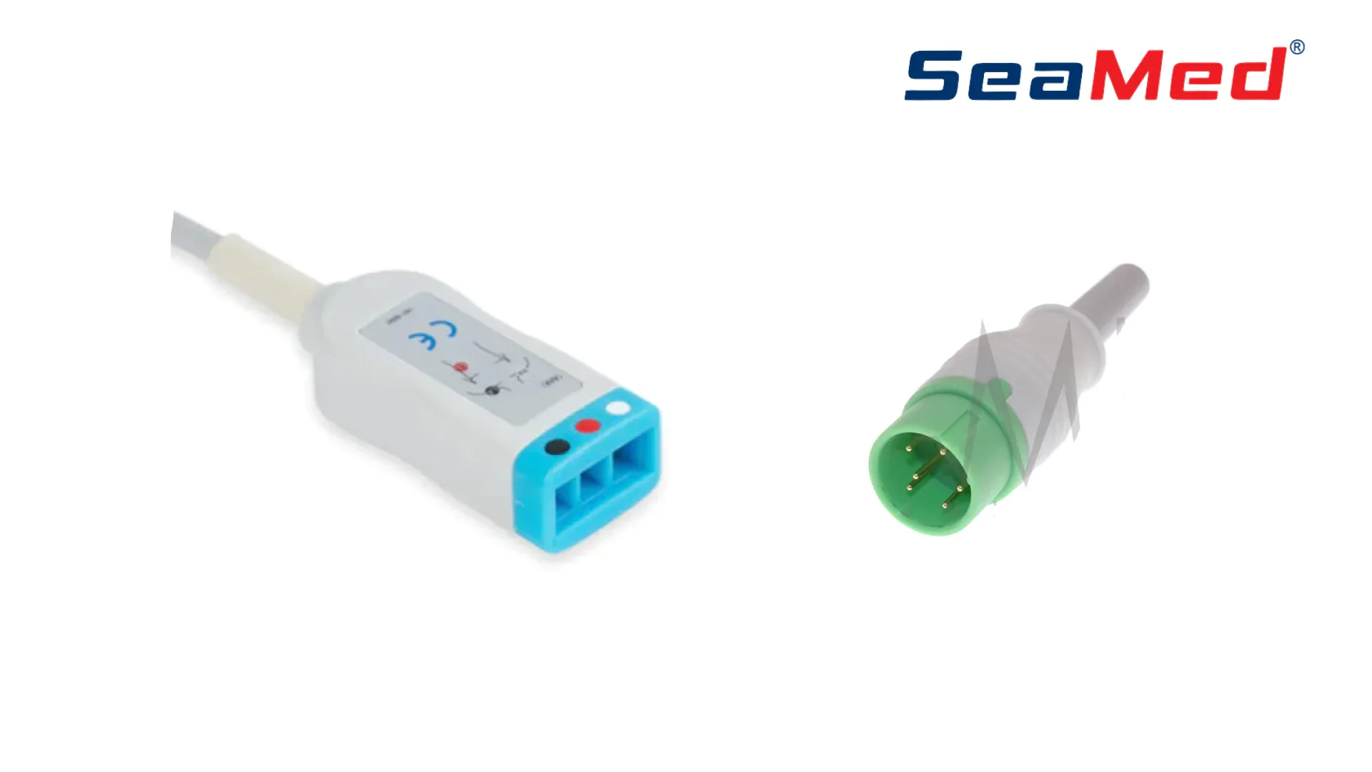 ПРОМЕЖУТОЧНЫЙ КАБЕЛЬ ЭКГ ДЛЯ 3 ОТВЕДЕНИЙ, СОВМЕСТИМЫЙ HWATIME