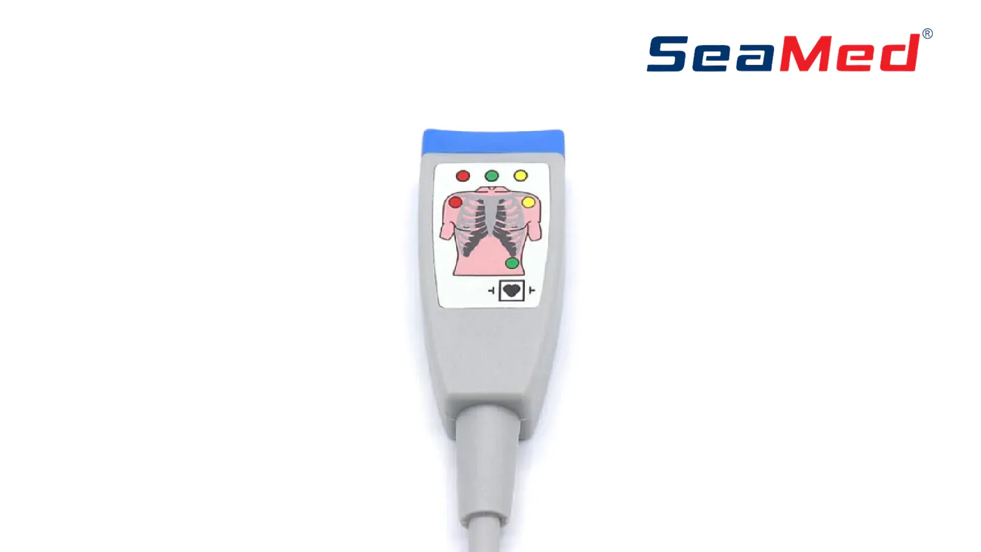 12-контактный 12-контактный интерфейсный кабель PHILIPS для 3-х отведений ЭКГ 4