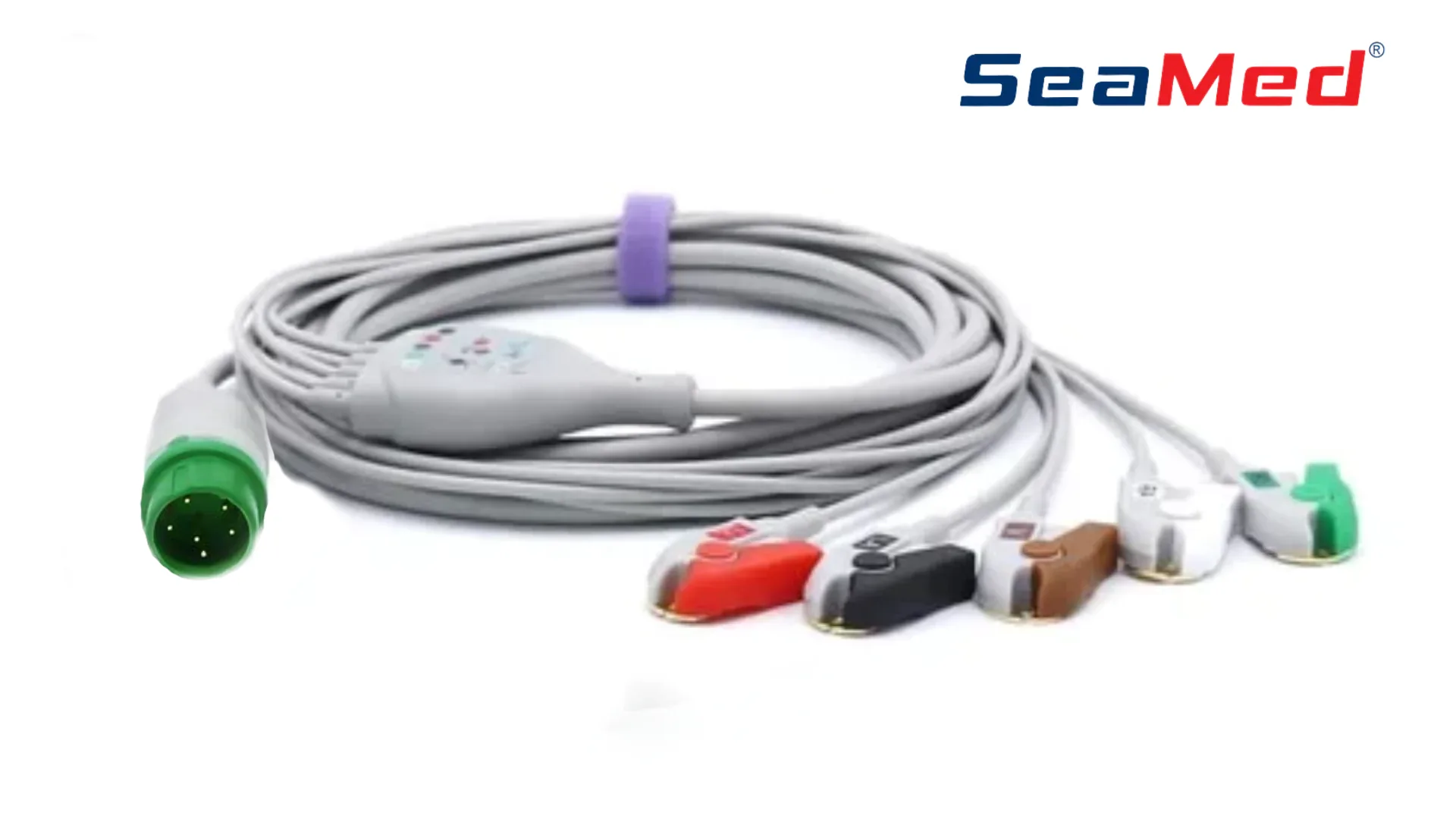 HWATIME-СОВМЕСТИМЫЙ КАБЕЛЬ ЭКГ НА 5 ОТВЕДЕНИЙ