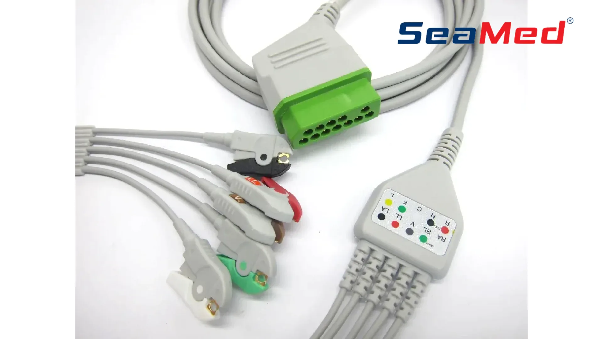 СОВМЕСТИМЫЙ NIHON KOHDEN КАБЕЛЬ ЭКГ 5 ОТВЕДЕНИЙ