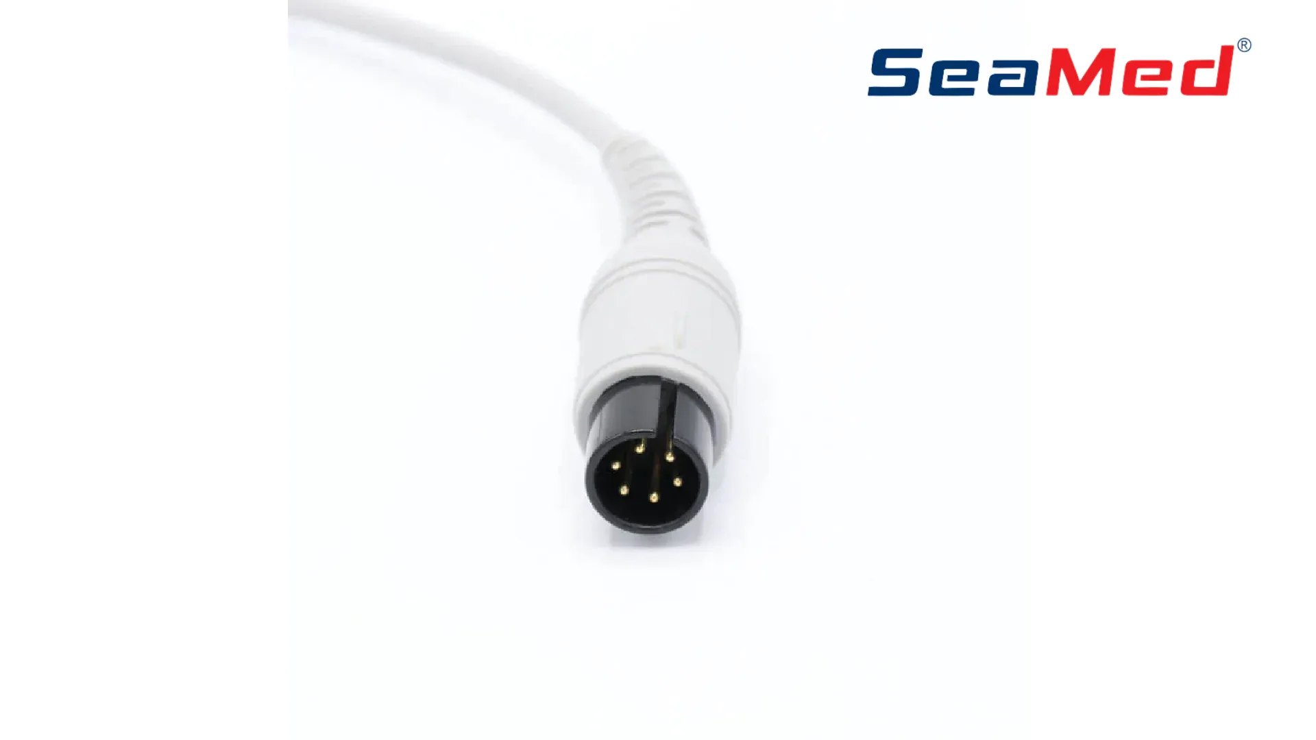 6-контактный разъем AAMI, совместимый с 3-х отведенным кабелем ЭКГ