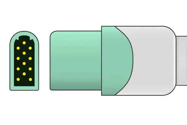 СОВМЕСТИМЫЙ КАБЕЛЬ ЭКГ С 3 ОТВЕДЕНИЯМИ MINDRAY DATASCOPE 3