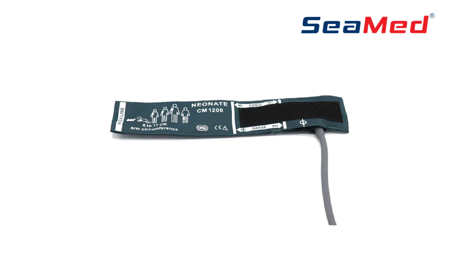 МАНЖЕТА ДЛЯ ИЗМЕРЕНИЯ АРТЕРИАЛЬНОГО ДАВЛЕНИЯ ДЛЯ НОВОРОЖДЕННЫХ 6-11 СМ, ОДИН ШЛАНГ 3