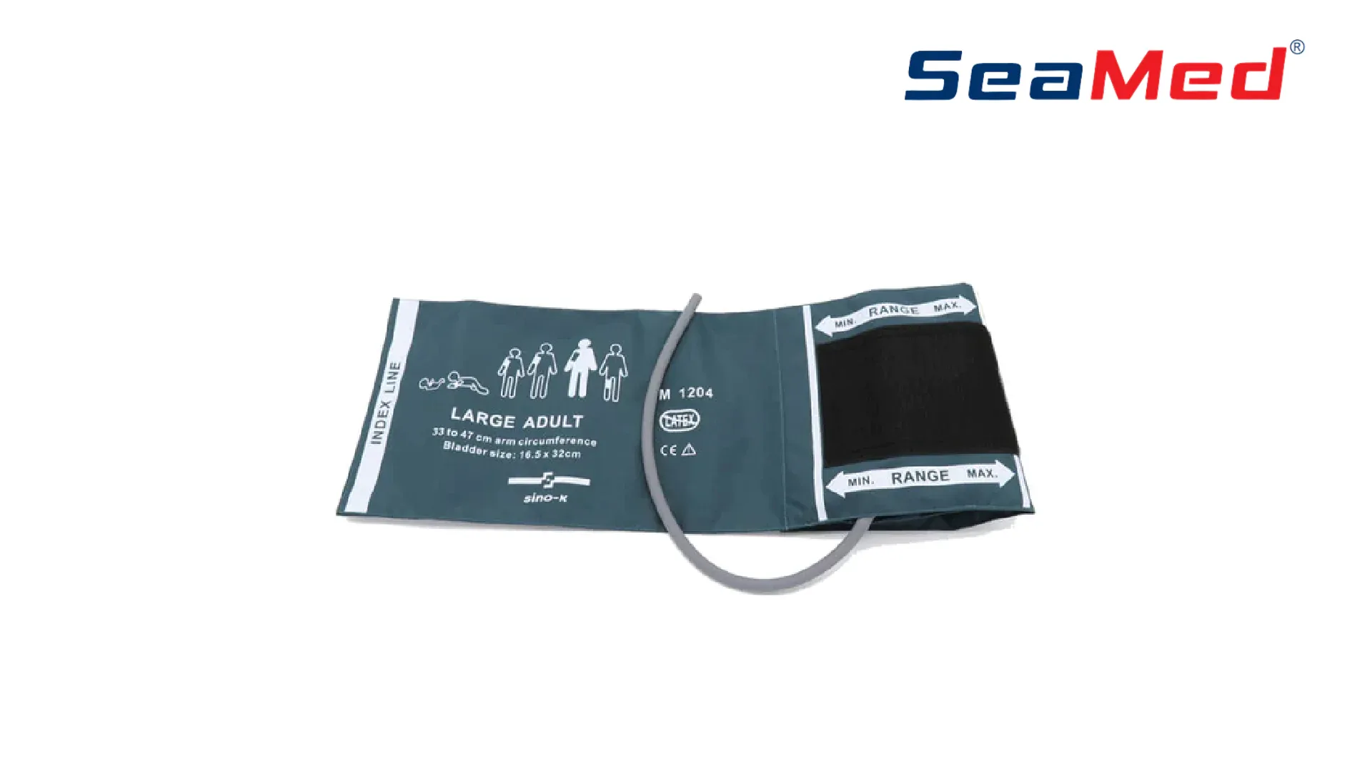 МАНЖЕТА ДЛЯ ИЗМЕРЕНИЯ КРОВЯНОГО ДАВЛЕНИЯ 33-47 СМ, ОДИН ШЛАНГ 3