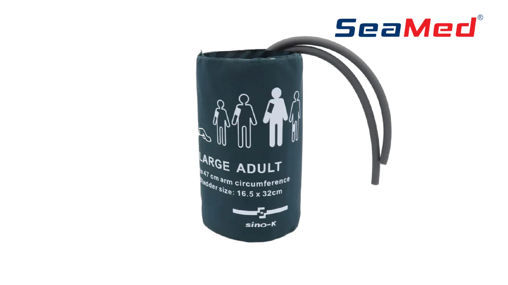 МАНЖЕТА ДЛЯ ИЗМЕРЕНИЯ КРОВЯНОГО ДАВЛЕНИЯ 33-47 СМ, ДВОЙНОЙ ШЛАНГ