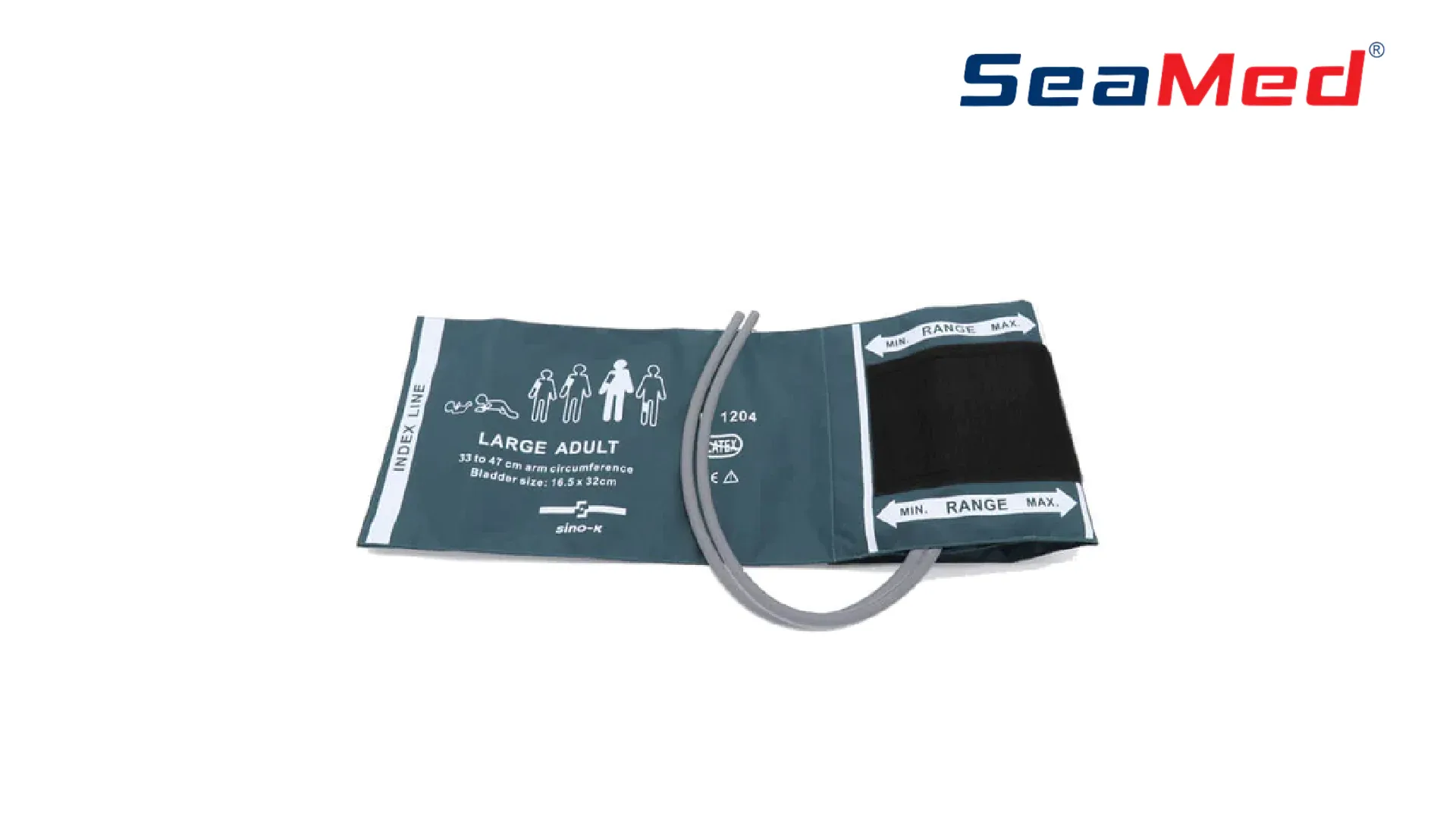 МАНЖЕТА ДЛЯ ИЗМЕРЕНИЯ КРОВЯНОГО ДАВЛЕНИЯ 33-47 СМ, ДВОЙНОЙ ШЛАНГ 3