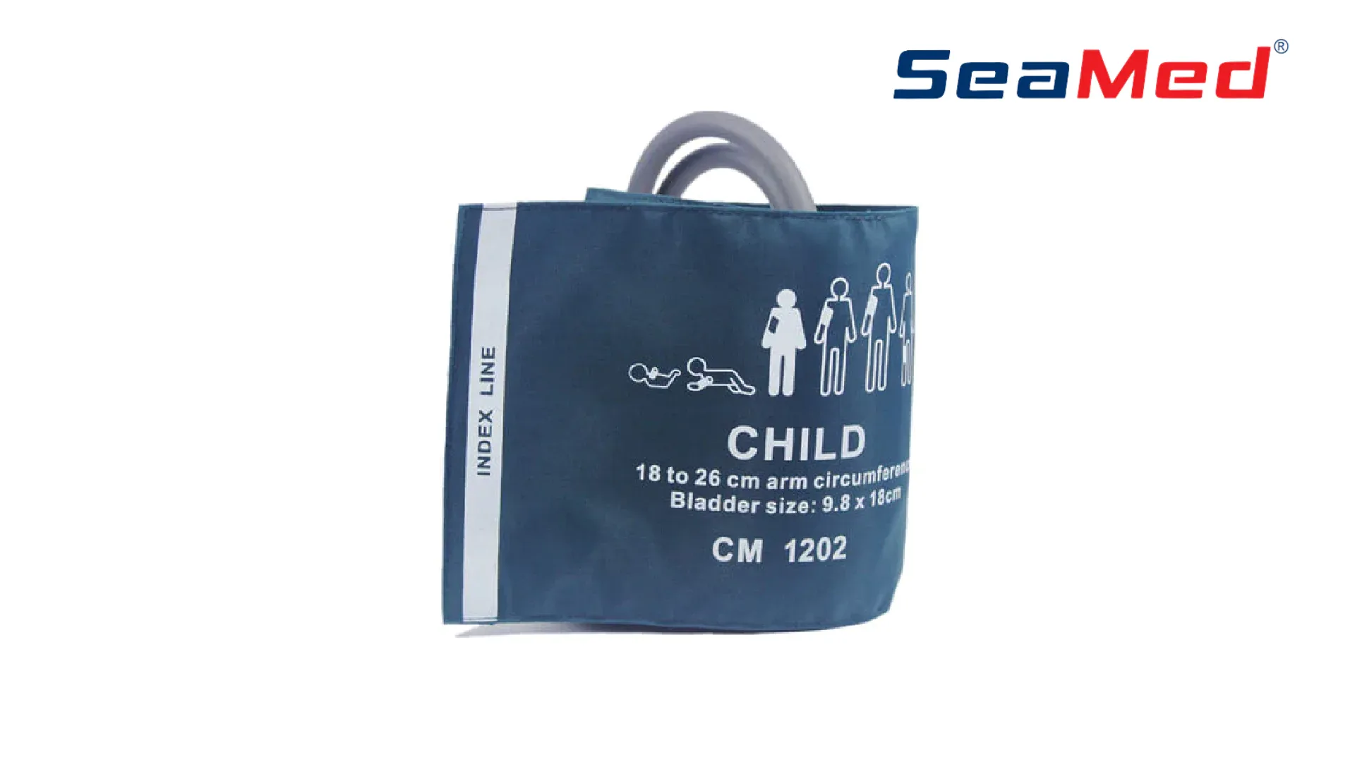 ДЕТСКАЯ МАНЖЕТА ДЛЯ ИЗМЕРЕНИЯ АРТЕРИАЛЬНОГО ДАВЛЕНИЯ 18-26 СМ, ДВОЙНОЙ ШЛАНГ