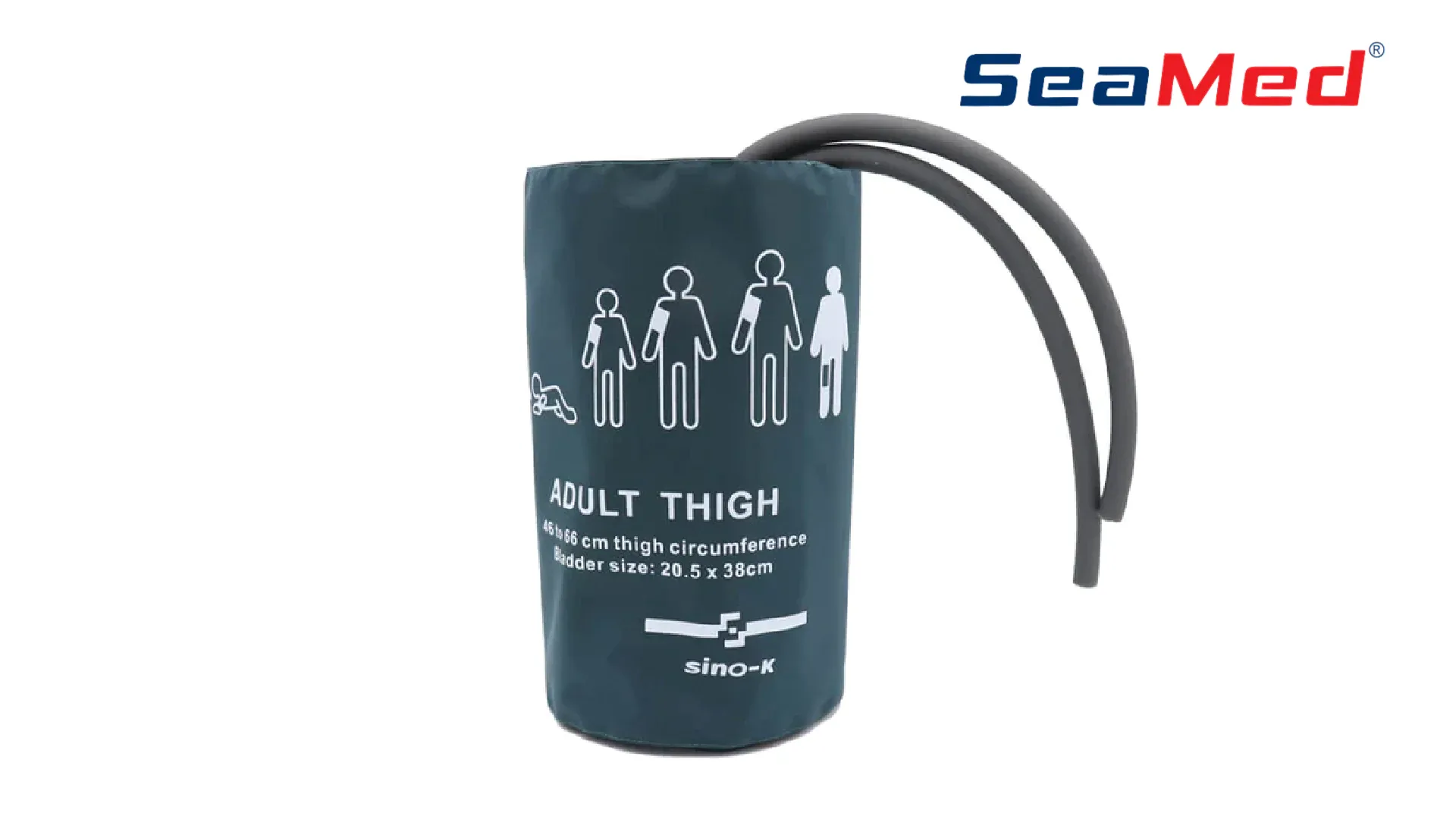 МАНЖЕТА ДЛЯ ИЗМЕРЕНИЯ АРТЕРИАЛЬНОГО ДАВЛЕНИЯ 46-66 СМ, ДВОЙНОЙ ШЛАНГ