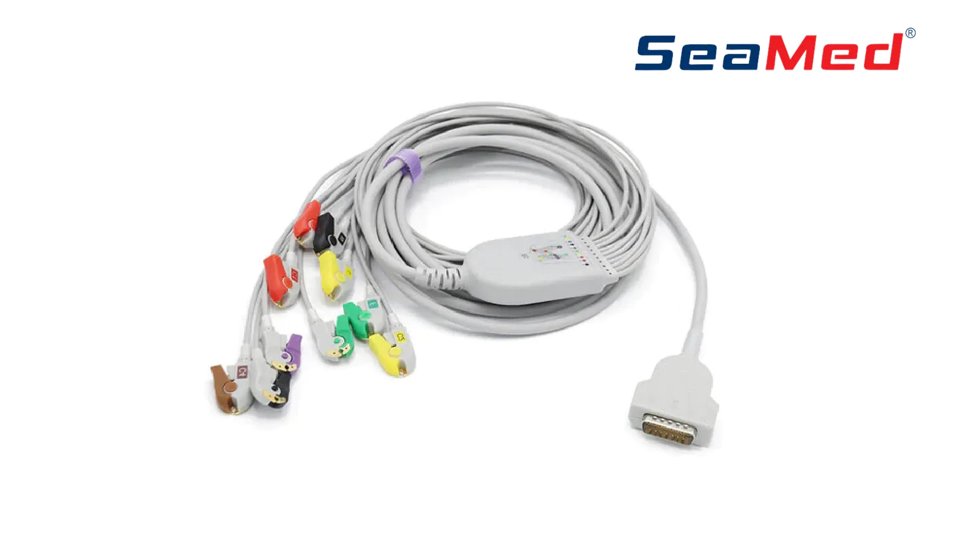 КАБЕЛЬ ЭКГ, СОВМЕСТИМЫЙ С GE MARQUETTE, 10 ОТВЕДЕНИЙ