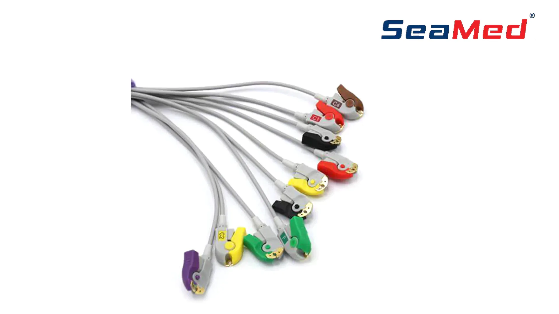 СОВМЕСТИМЫЙ NIHON KOHDEN КАБЕЛЬ ЭКГ С ЗАХВАТЕЛЕМ НА 10 ОТВЕДЕНИЙ 4