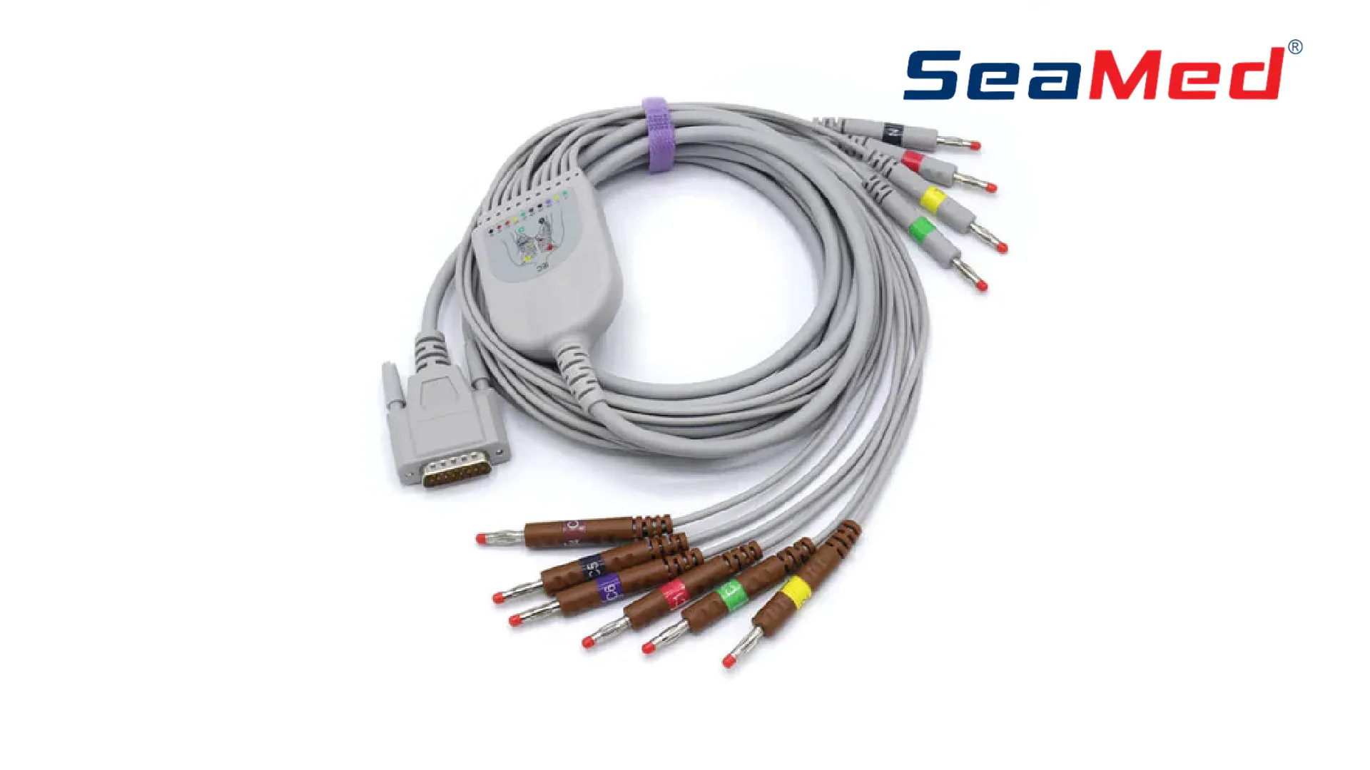 СОВМЕСТИМЫЙ С MINDRAY КАБЕЛЬ ЭКГ «БАНАН» НА 10 ОТВЕДЕНИЙ